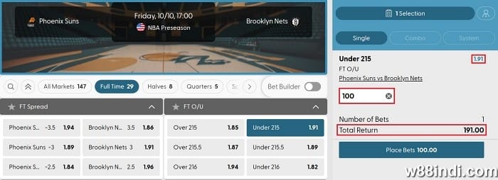 การลงพนันของตลาดรายได้